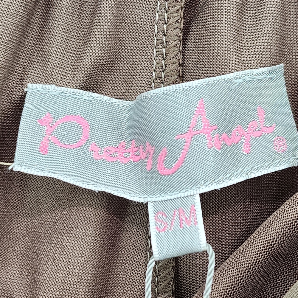 Pretty Angel Women's Silk Blend Embellished Straight Leg - S/M - Picture 5 of 6
